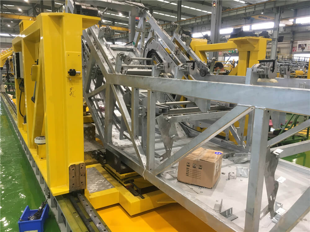 扶梯裝配工裝現場圖2